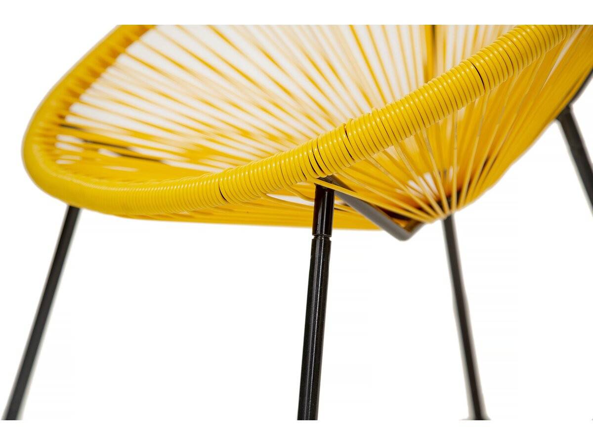 Lot De 2 Fauteuils De Jardin "ania" - Jaune -habitat Et Jardin - Image 4