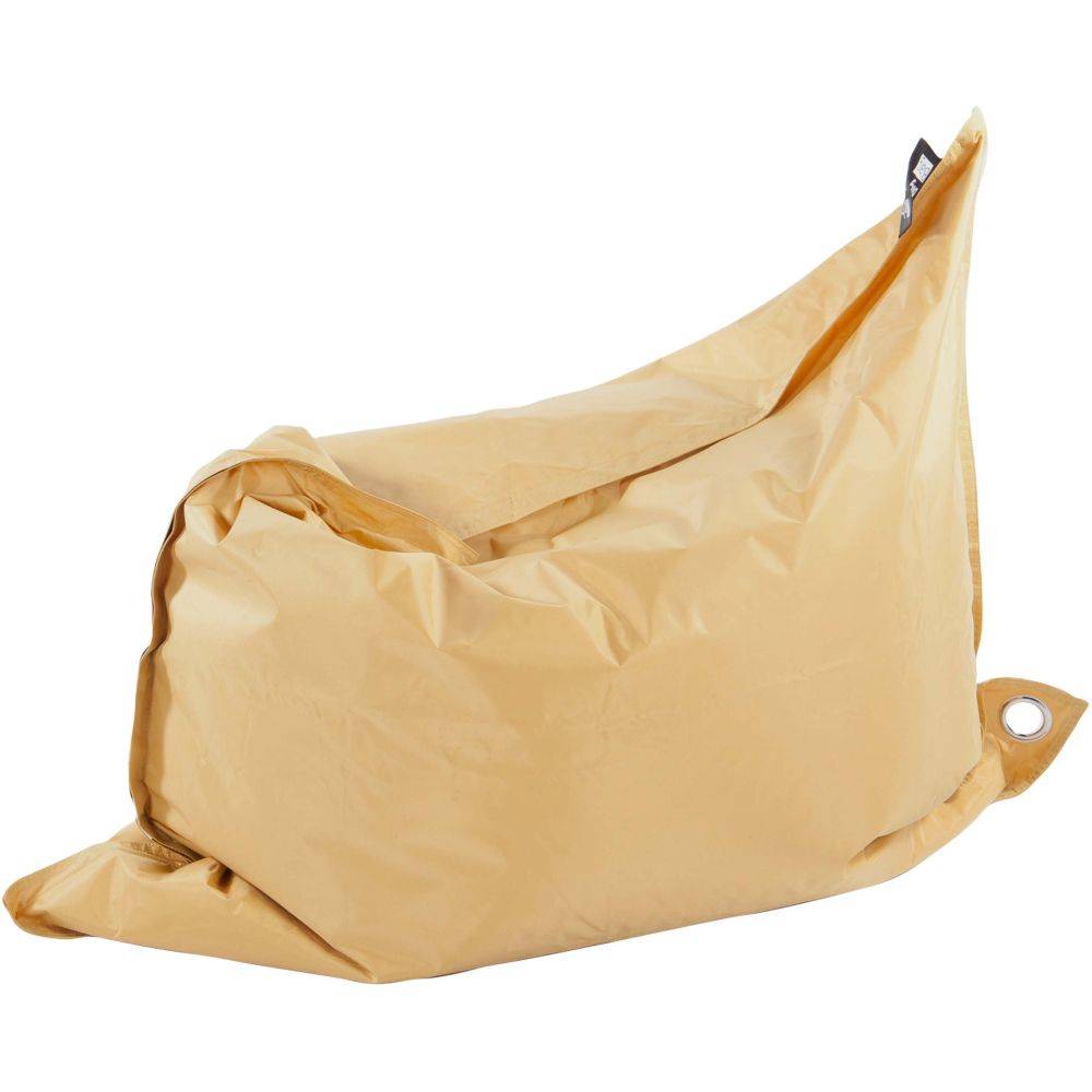 Jardindeco - Grand coussin uni Maxi Ocre - Image 4