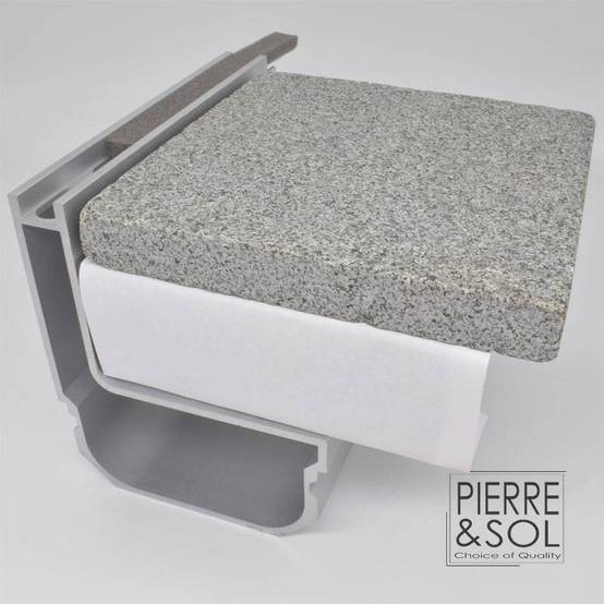 Caniveau à fente aluminium SideDrain - LINE ECO - 1 m - Image 9
