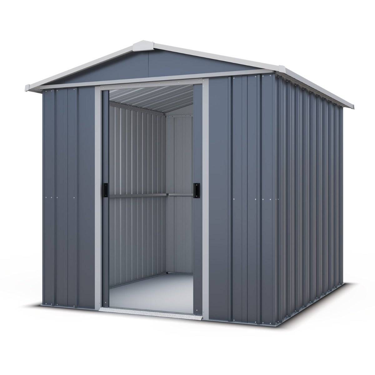 Yardmaster - Abri de jardin métal gris 3,85 m2 Yardmaster + kit d'ancrage - Image 9