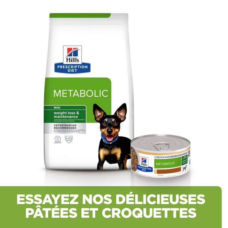 CROQUETTES CHIEN ADULT PRESCRIPTION DIETS METABOLIC MINI - HILL'S 1 kg - Image 3