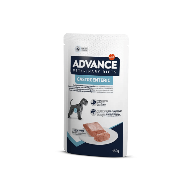 Advance VET - Dog Gastroenteric - Pâtée pour chien - 8 x 150 g