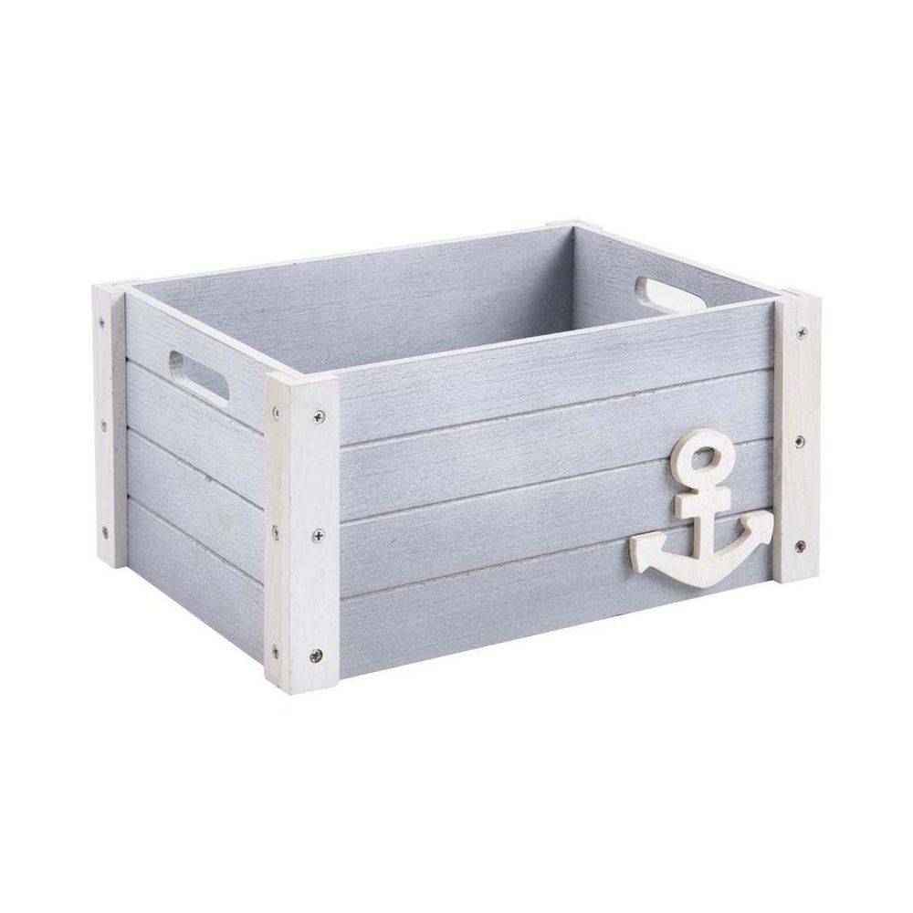 Aubry Gaspard - Caisse de rangement en bois Marina (Lot de 4) - Image 2