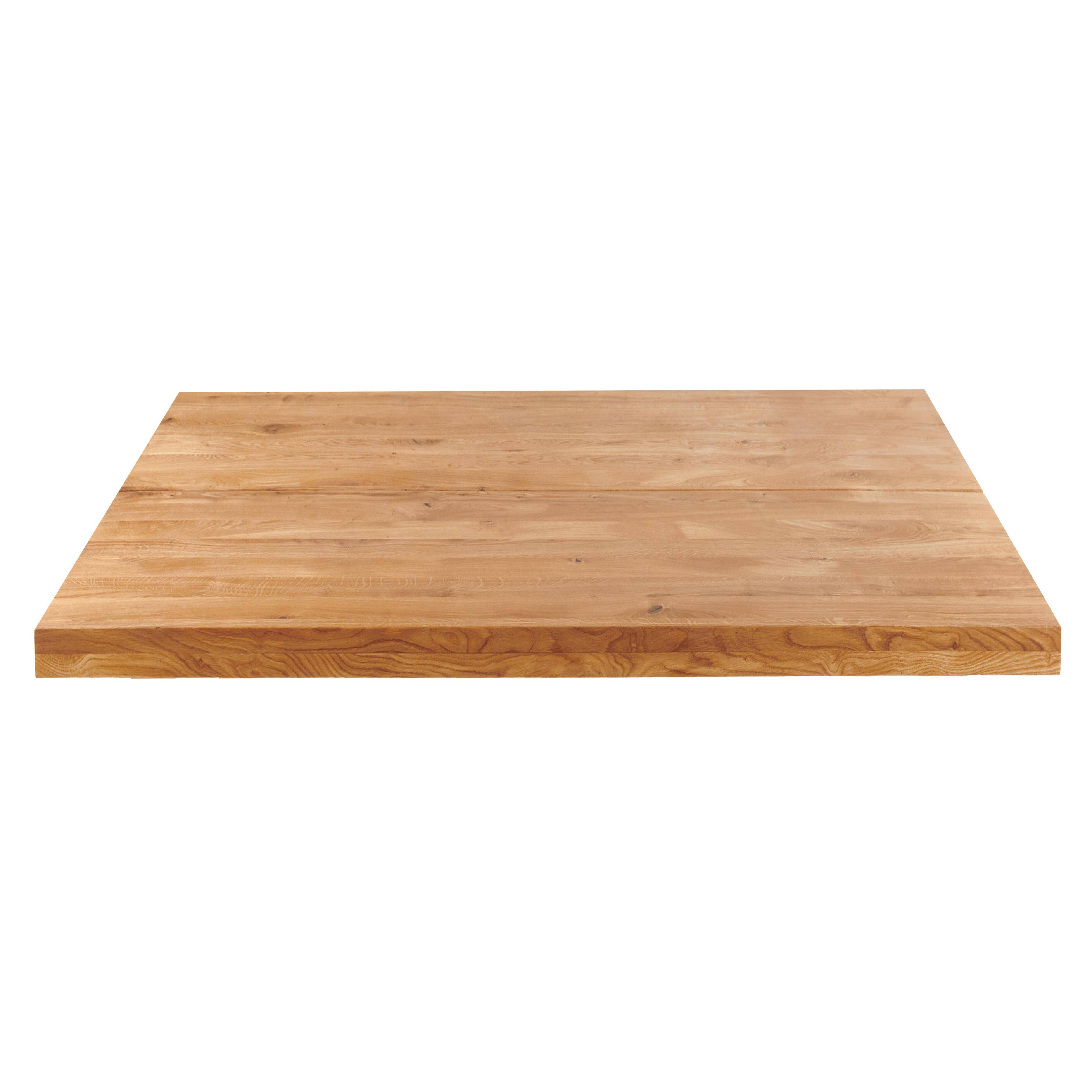 Oviala - Plateau de table avec bords droits (60 x 60 cm) en chêne Inga Inga - Oviala - Image 2