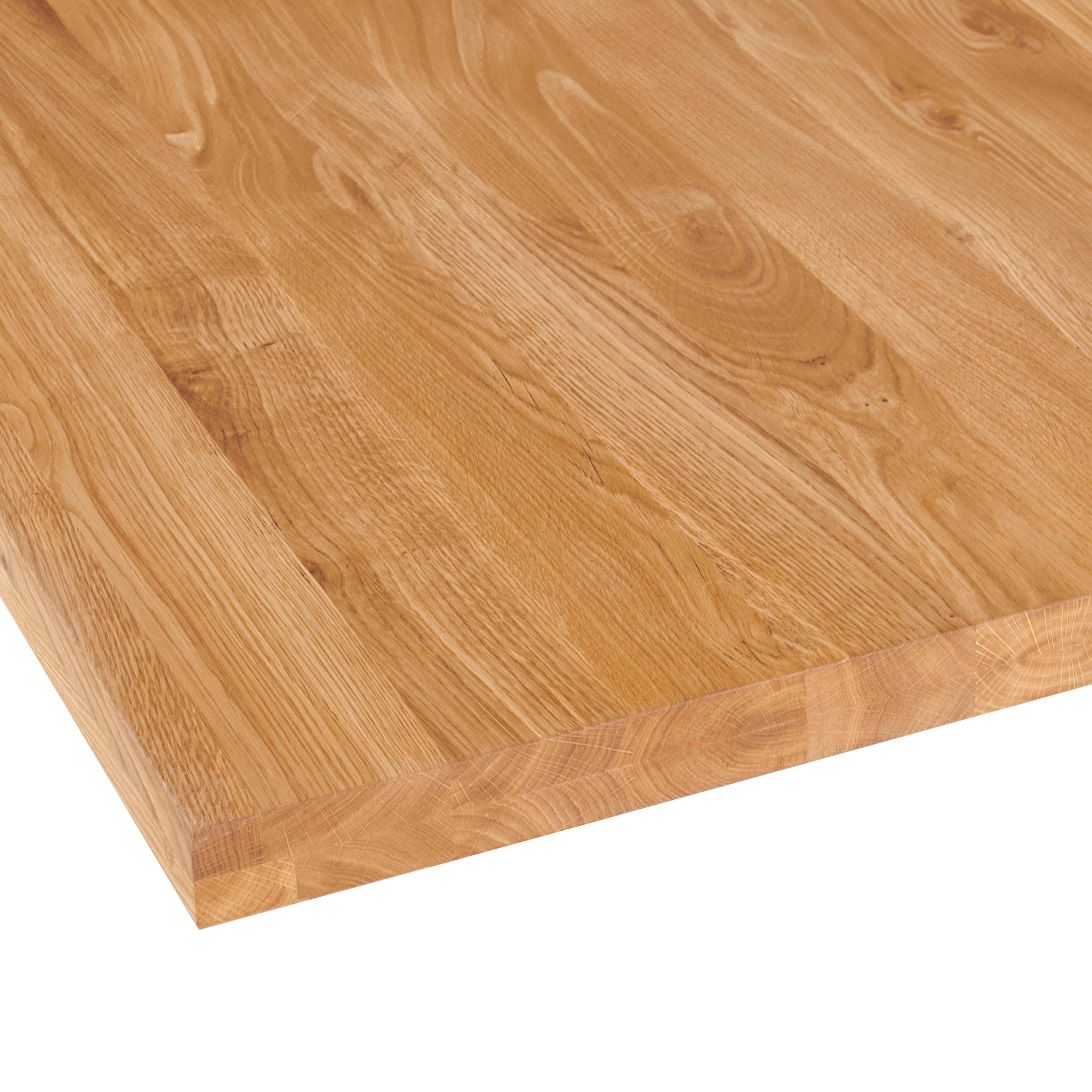 Oviala - Plateau de table avec bords droits (60 x 60 cm) en chêne Inga Inga - Oviala - Image 3