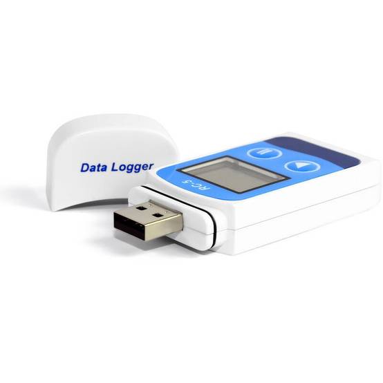 Enregistreur de température à disque RC-5 U blanc + bleu USB enregistreur de données automatique (batterie intégrée)-Lytech - Image 5