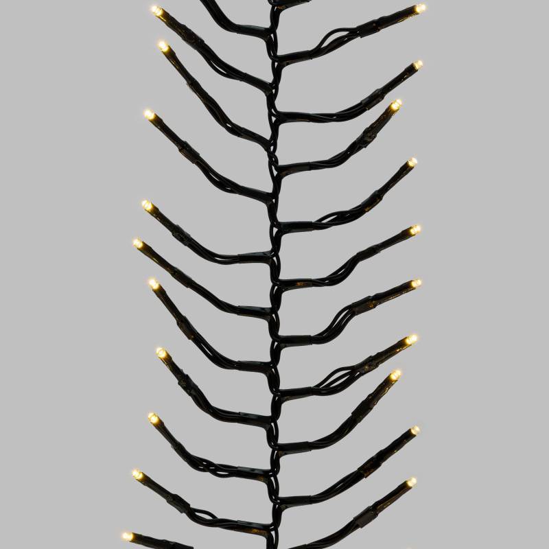 Lotti - Guirlande Boa 12cm 22M 2200 miniLed blanc chaud 8 jeux câble vert 30V Lotti - Image 7