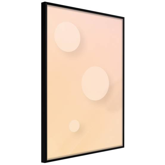 Affiche Murale Encadrée "Pastel Closeness" 40 x 60 cm Noir