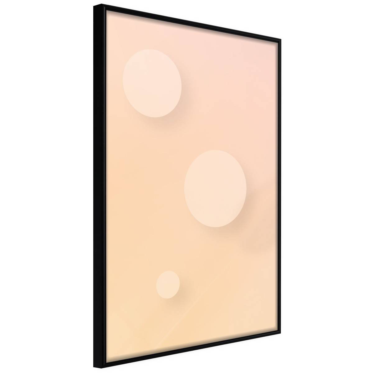 Affiche Murale Encadrée "Pastel Closeness" 40 x 60 cm Noir