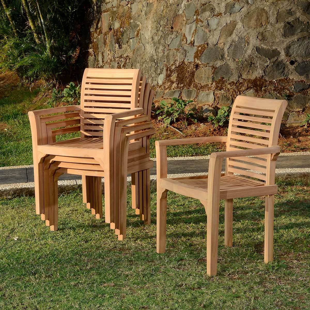 Salon de jardin en teck massif Tikopia, 8 places - TECK'Attitude - Image 8