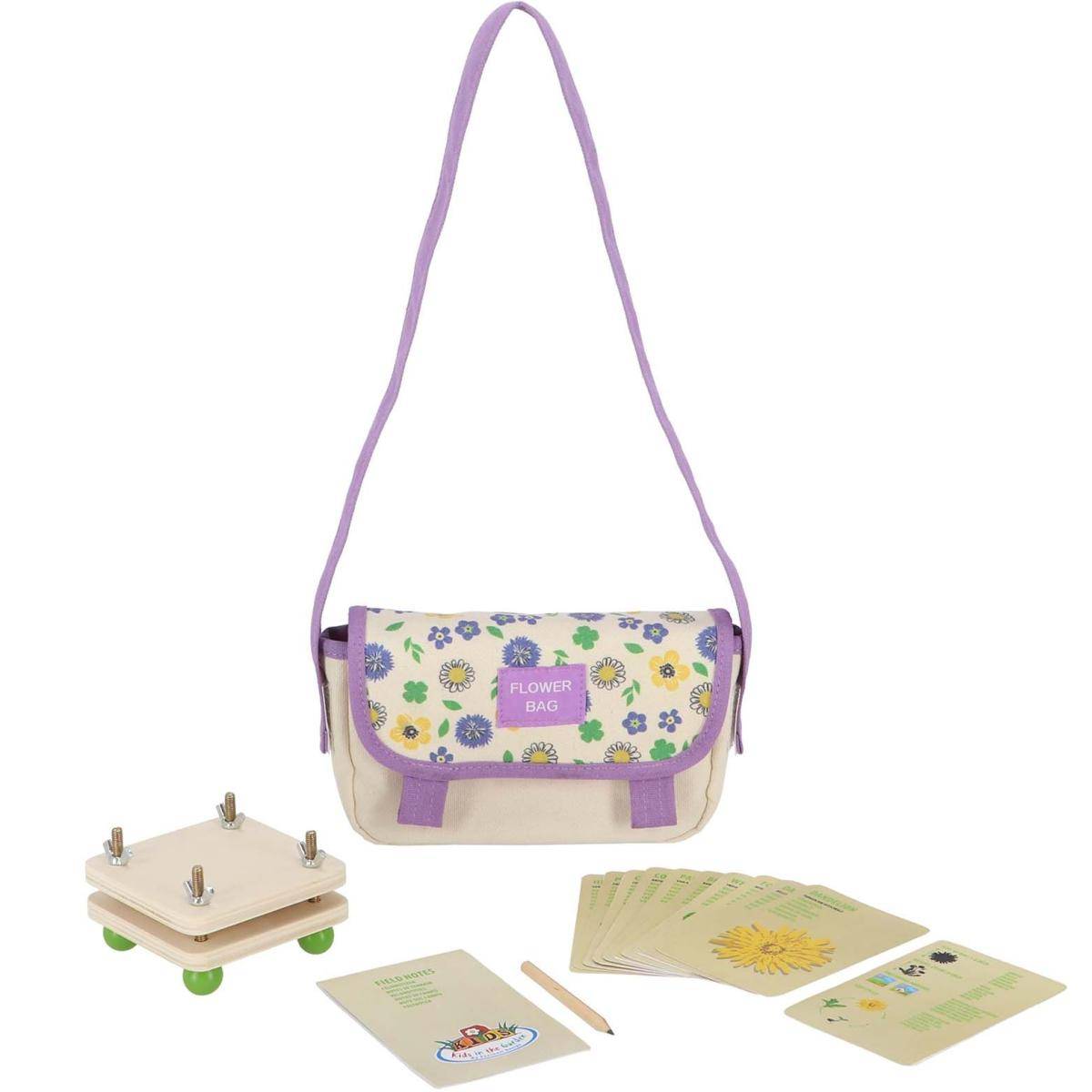 Esschert Design - Set explorateur avec sac pour enfant Fleurs - Image 1