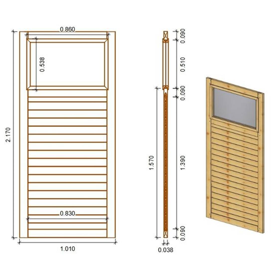 Altanka - Panneau pour pergola 1,01x2,17m - ALT15 - ALTANKA - Image 4