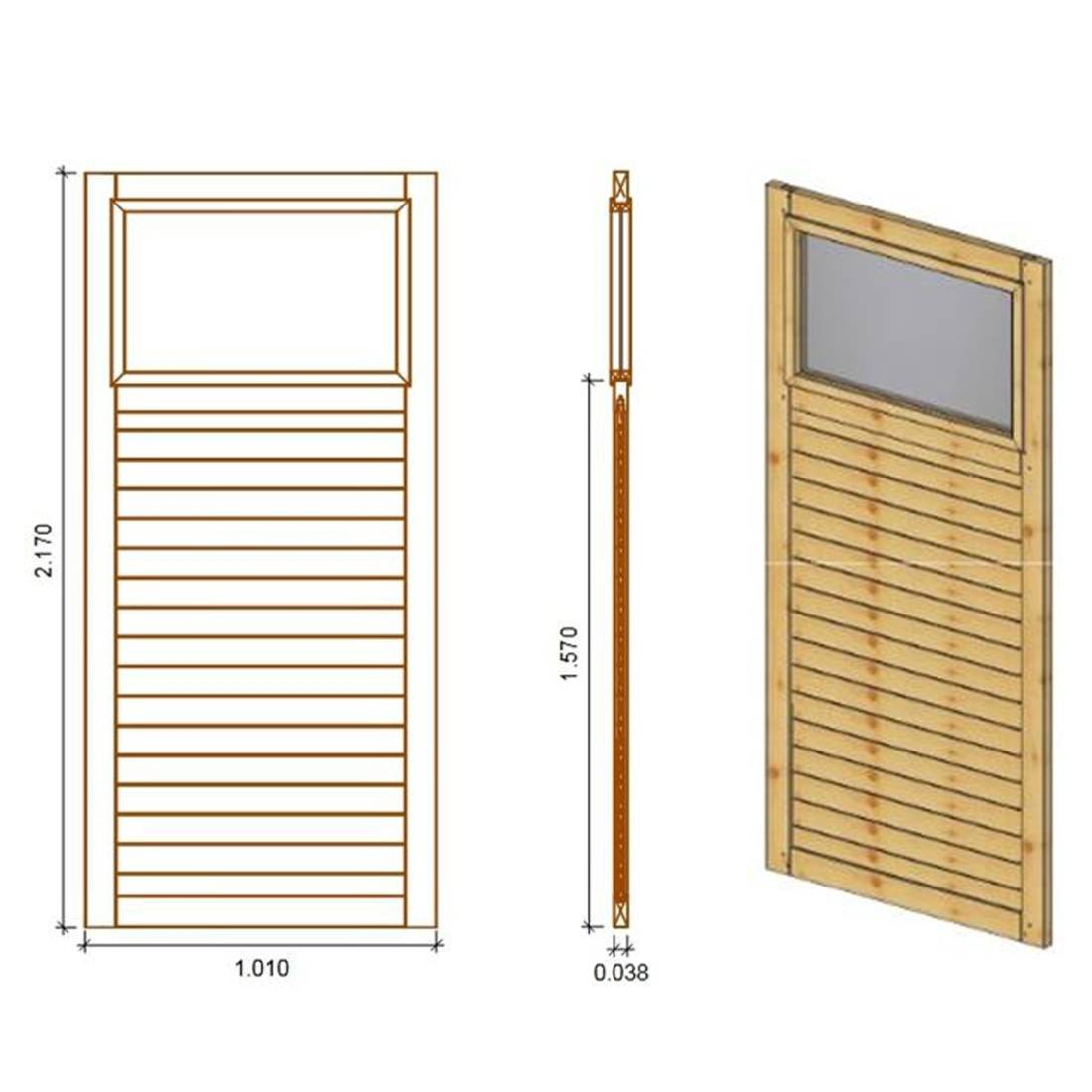 Altanka - Panneau pour pergola 1,01x2,17m - ALT15 - ALTANKA - Image 3