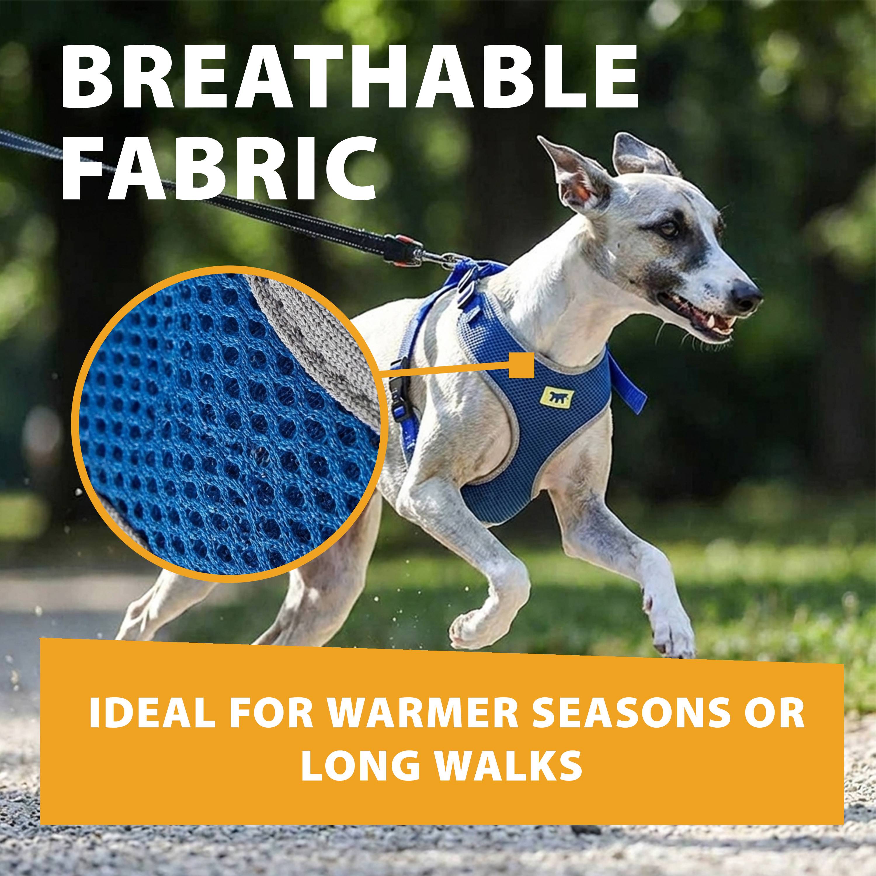 Ferplast - Ferplast Harnais Petit Chien NIKITA S, Harnais pour Chien Respirant, Rembourré et Ajustable, Facile à Porter, Bords Réfléchissants, Poitrine 30-41 cm. - Image 7
