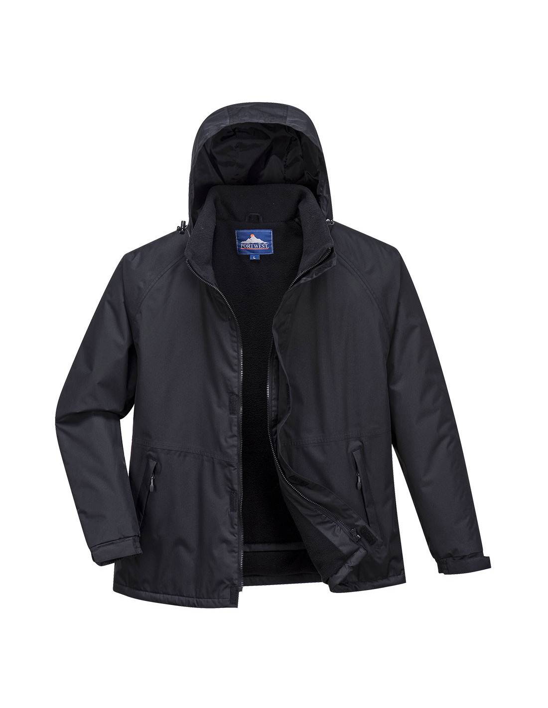 Parka Isolante Limax Couleur : Noir Taille Xl - Portwest