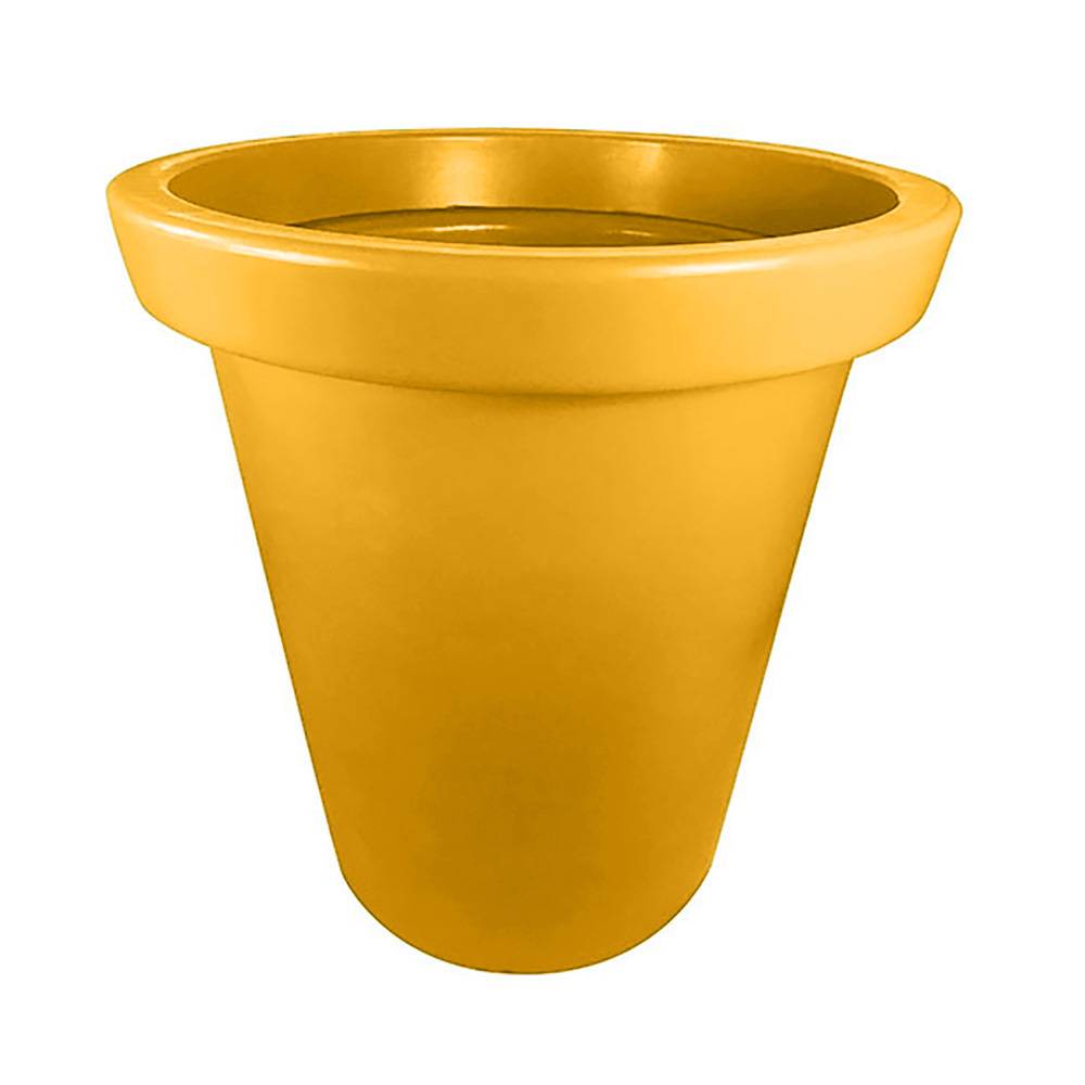 Pot de fleurs rond xxl delight 760l-lot de 2 - plast'up rotomoulage - Image 2