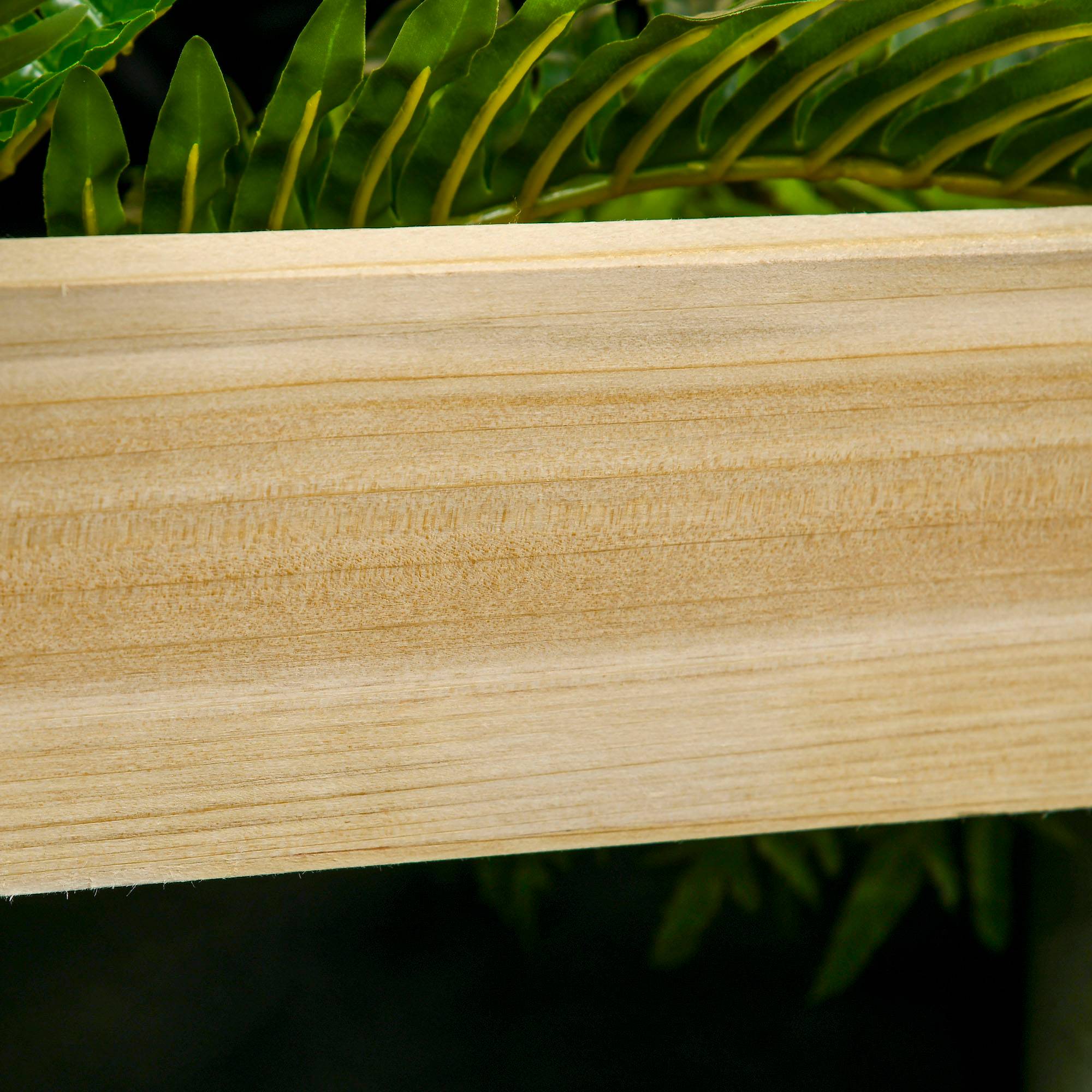 Sans Marque - Carré potager jardinière à 3 étages avec treillis lit surélevé en bois pour plantes grimpantes légumes fleurs naturel - Image 10