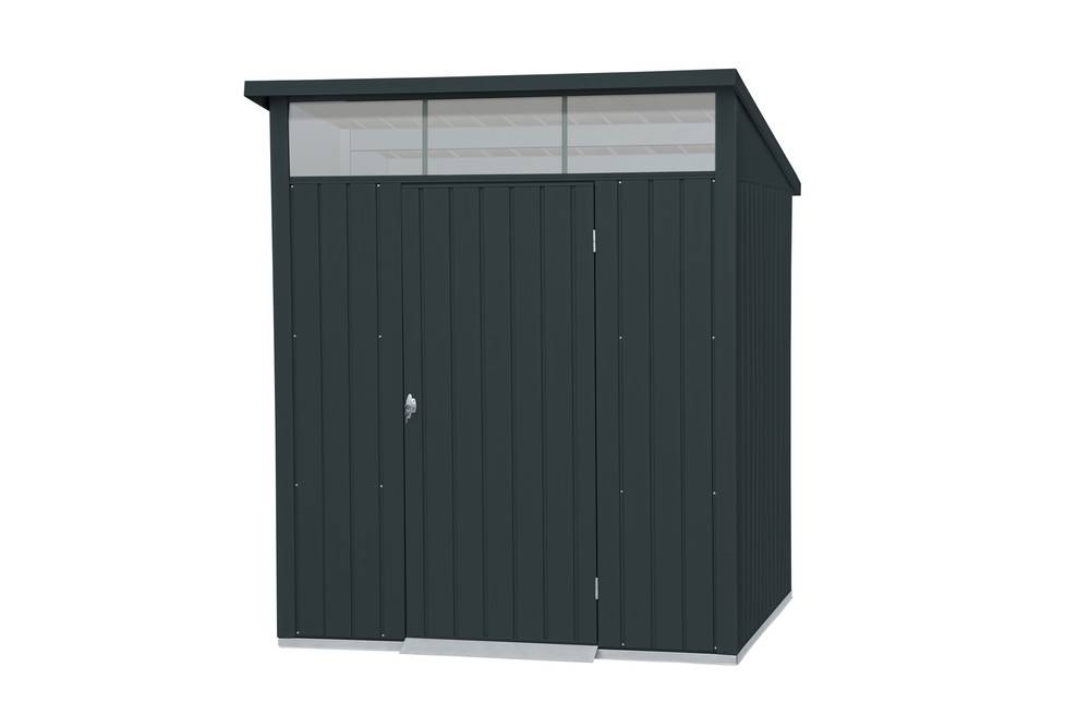 Duramax - Abri de jardin métal MODERN - 3,32m² - Mono pente - Anthracite Duramax