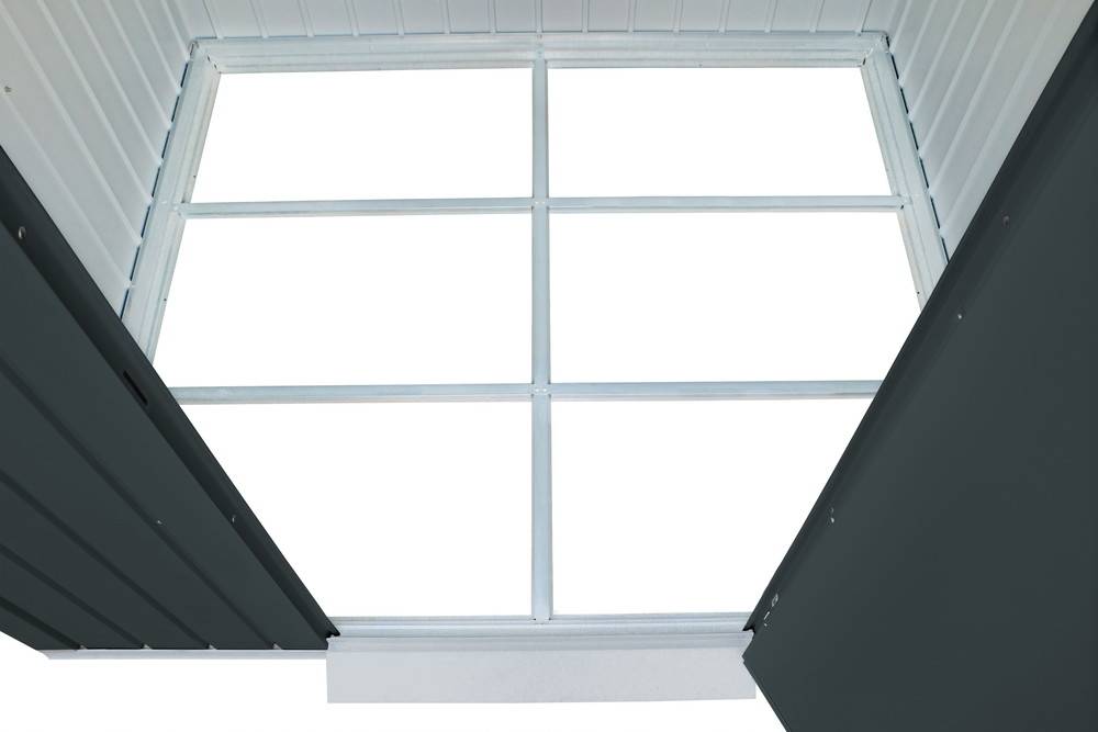 Duramax - Abri de jardin métal MODERN - 3,32m² - Mono pente - Anthracite Duramax - Image 4