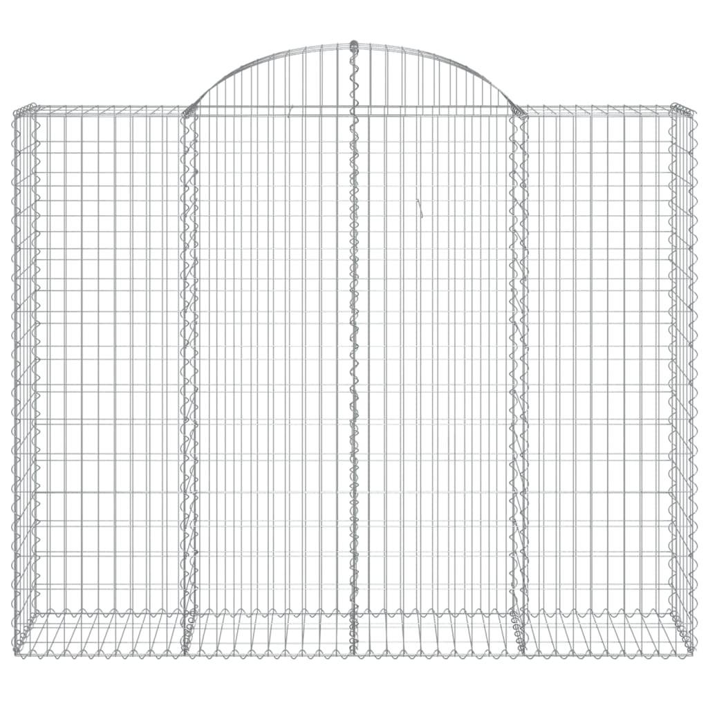 Vidaxl - Paniers à gabions arqués 20 pcs 200x50x160/180 cm Fer galvanisé vidaXL 3146398 - Image 5