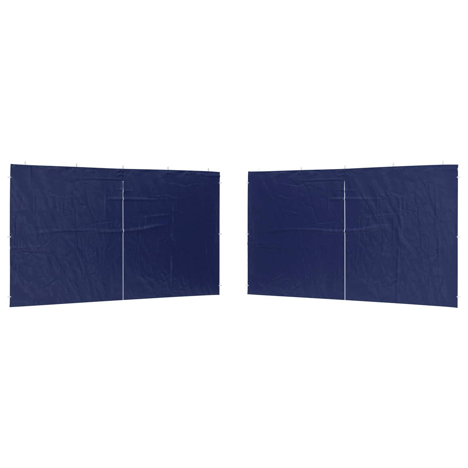 Mur de tente de fête PE et acier bleu 400 x 195 cm - PANGIVO - Image 2