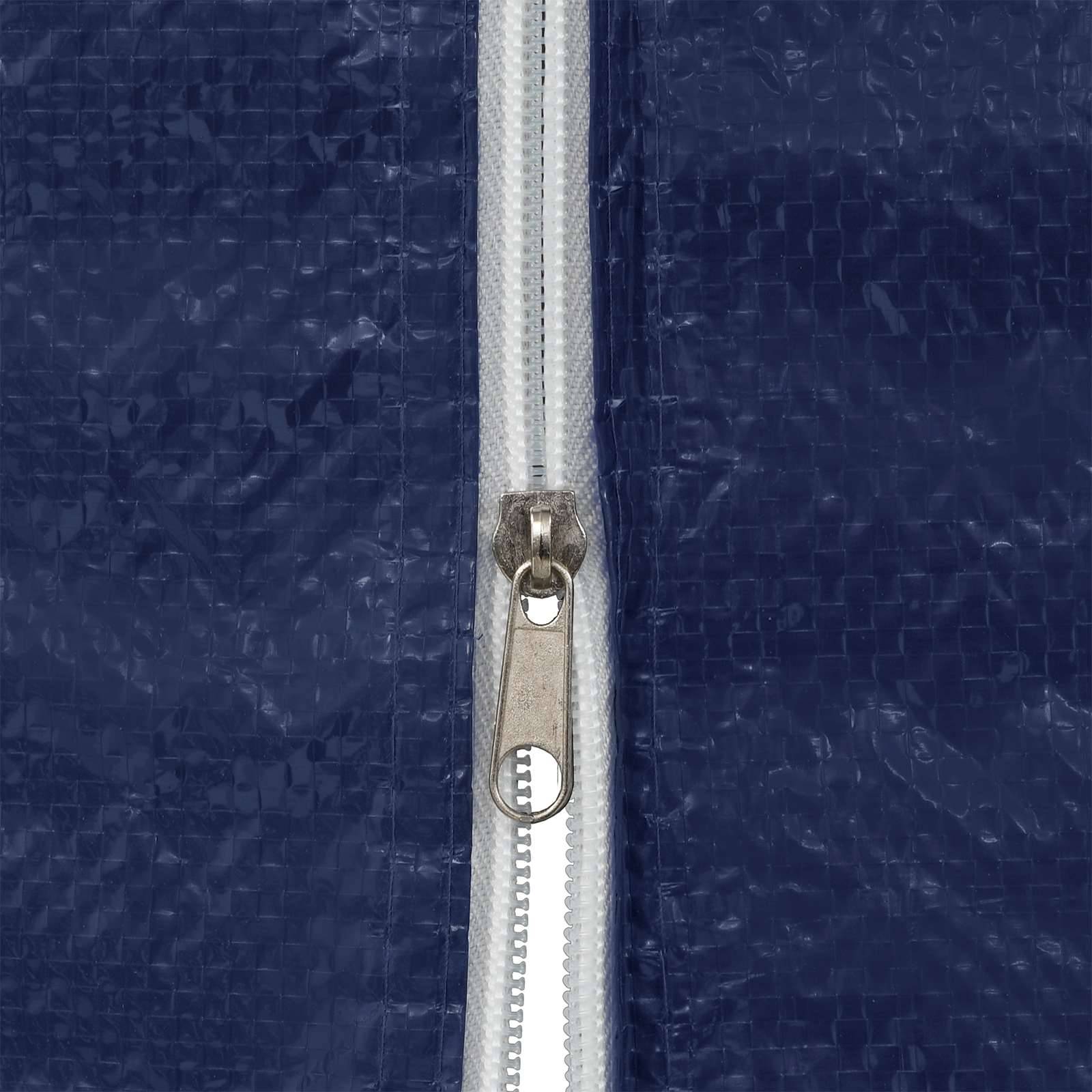 Mur de tente de fête PE et acier bleu 400 x 195 cm - PANGIVO - Image 4