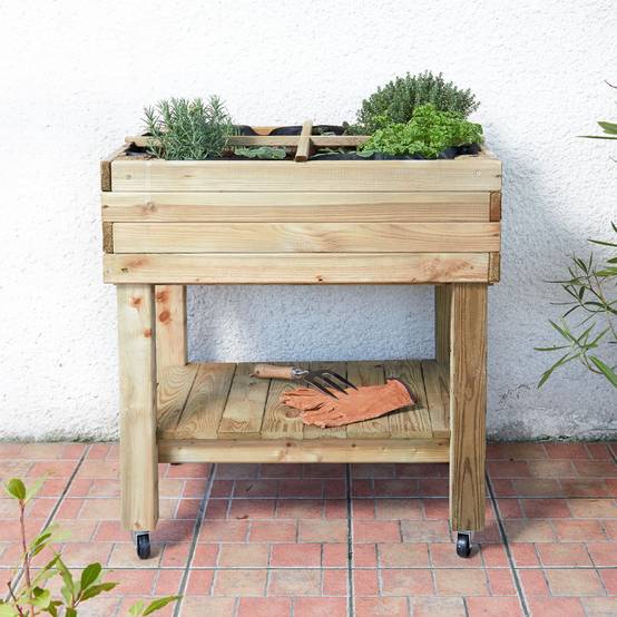 Potager sur pied en bois - Cémonjardin - Image 3