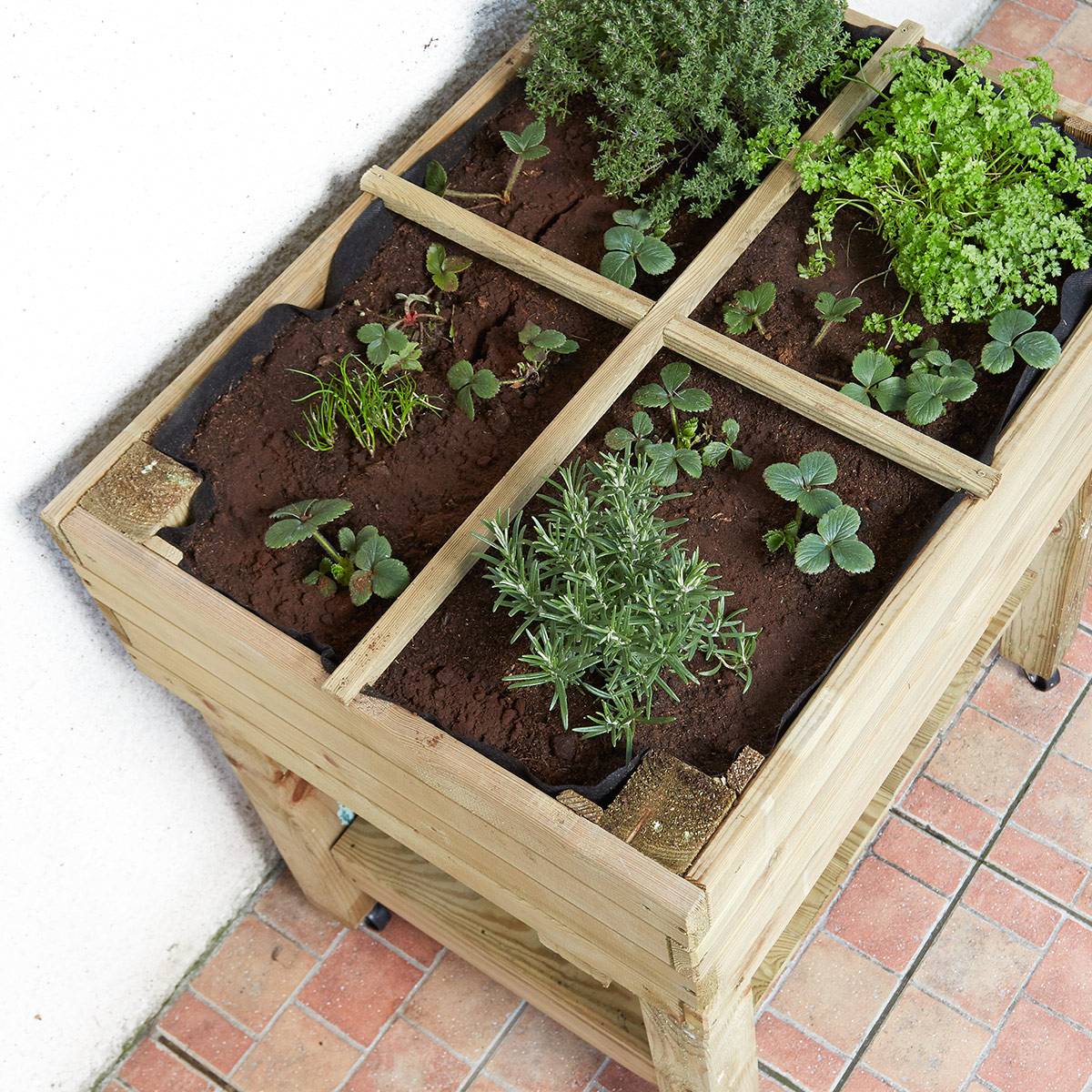 Potager sur pied en bois - Cémonjardin - Image 2