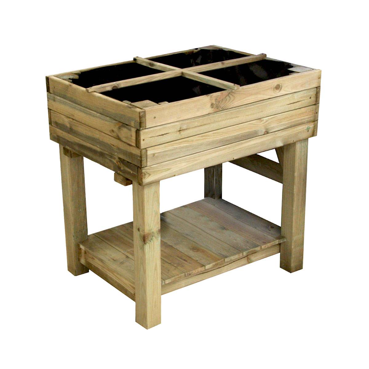 Potager sur pied en bois - Cémonjardin - Image 1