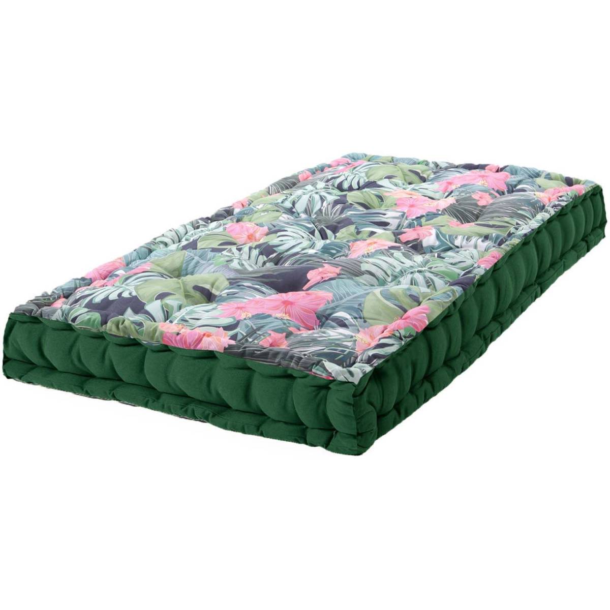 Jardindeco - Coussin de palette en coton imprimé 120 x 60 cm Fidji