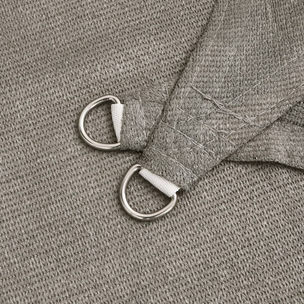 Voile d'ombrage PEHD gris clair 2,5 x 2,5 x 3,5 m - PANGIVO - Image 5