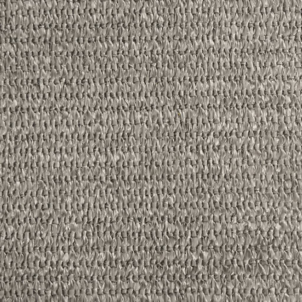 Voile d'ombrage PEHD gris clair 2,5 x 2,5 x 3,5 m - PANGIVO - Image 9