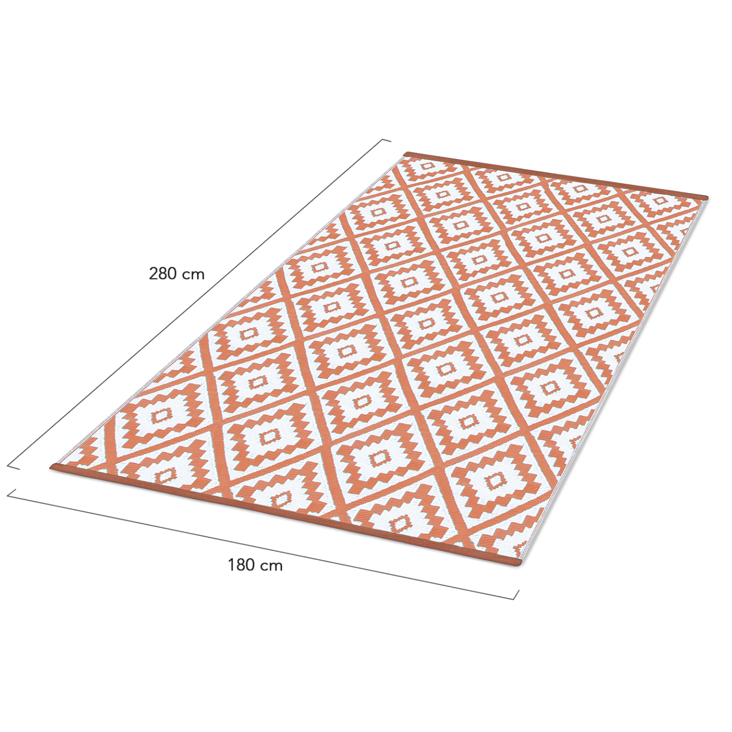 Tapis extérieur BAHAMAS terracotta 180 x 280 CM - Image 5