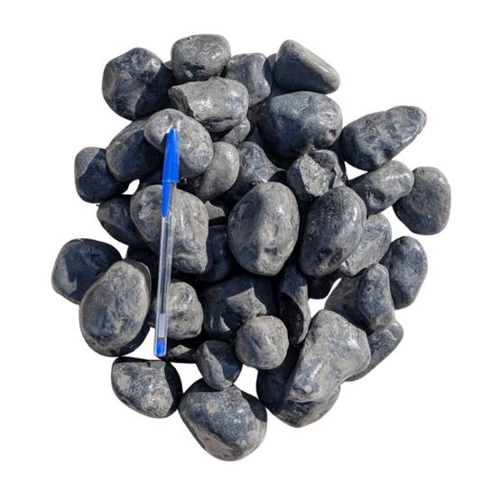 Galet marbre gris anthracite 40/60 mm – Pack 3 Big Bag +/- 1,5T – 30 m² - Image 5
