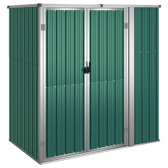Maison Chic - Abri de jardin 1.43m² Cabane à outils Abri de jardin 1.43m² - vert 161x89x161 cm acier galvanisé MP10 MAISON CHIC - Image 1