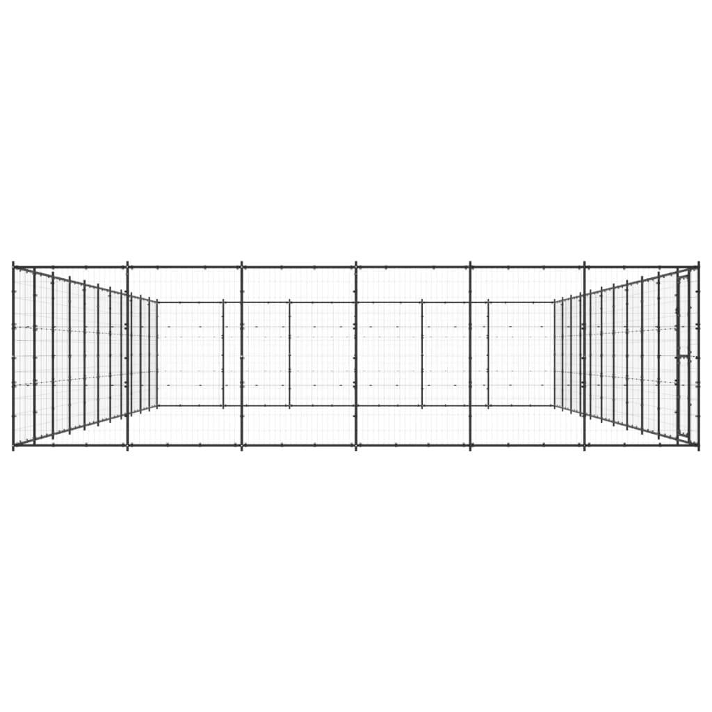 Vidaxl - Chenil extérieur Acier 79,86 m² vidaXL 3082327 - Image 5