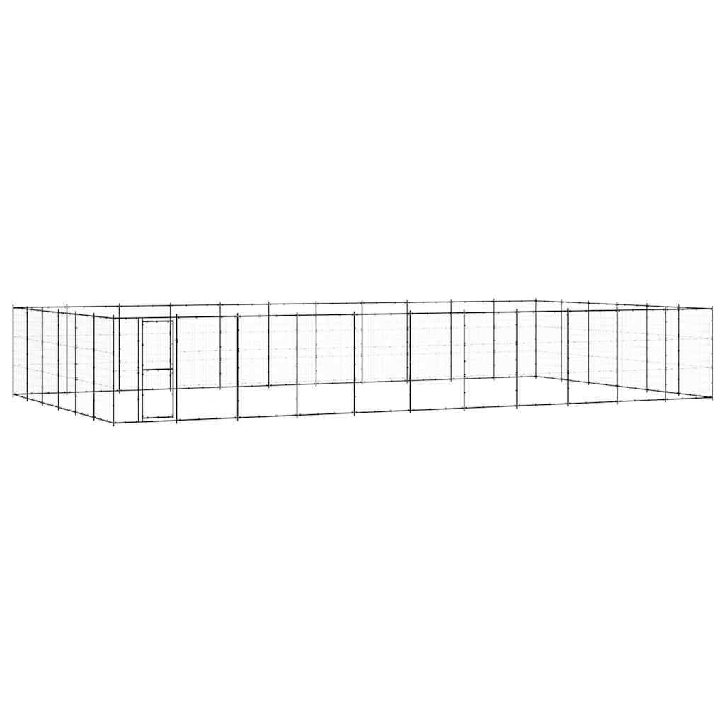 Vidaxl - Chenil extérieur Acier 79,86 m² vidaXL 3082327 - Image 2