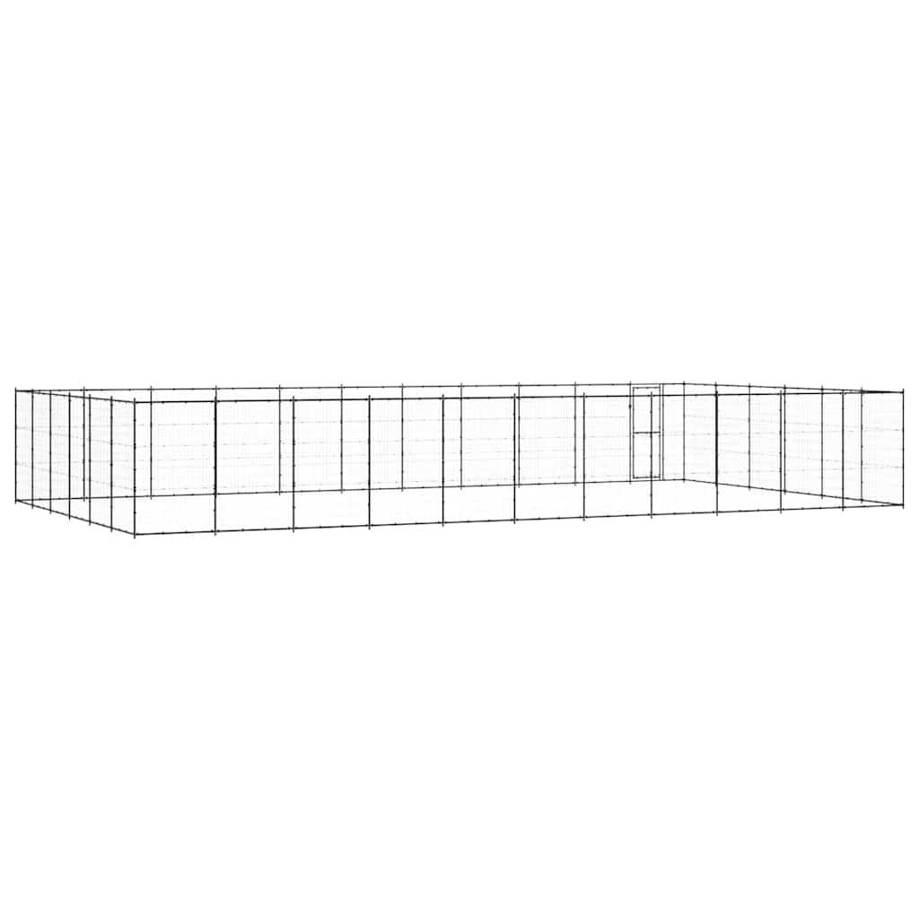 Vidaxl - Chenil extérieur Acier 79,86 m² vidaXL 3082327 - Image 7
