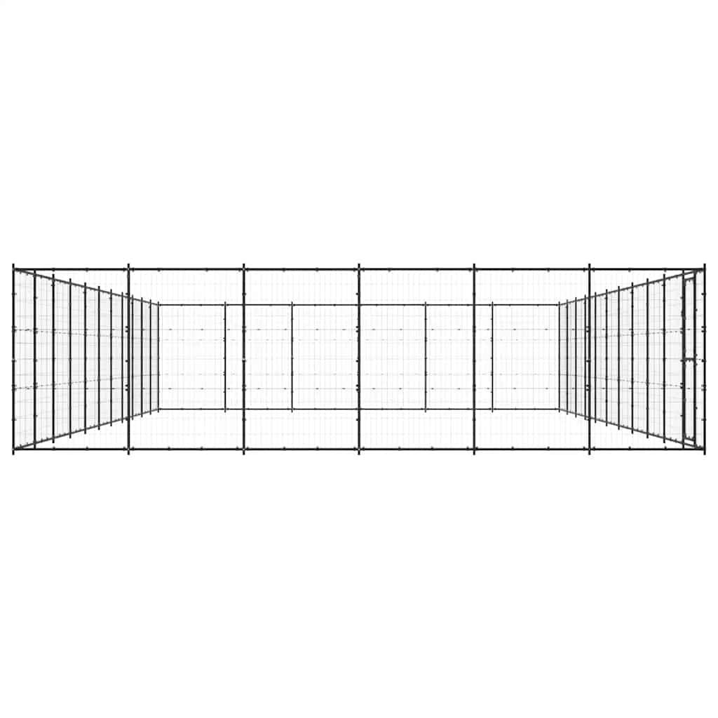 Vidaxl - Chenil extérieur Acier 79,86 m² vidaXL 3082327 - Image 6