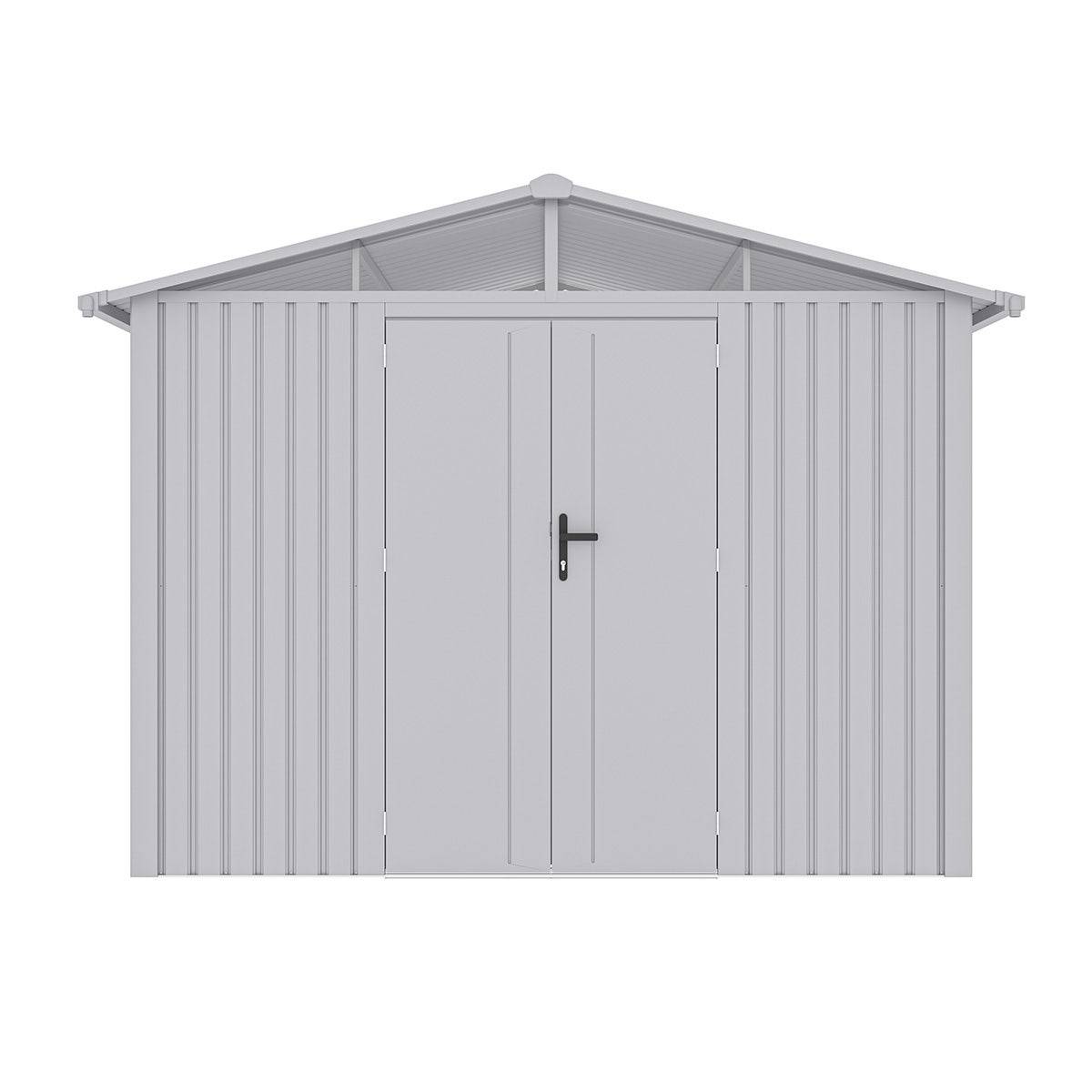 Trigano Jardin - Abri de jardin Aluminium Blanc 5.71 m² + kit d'ancrage - Image 2