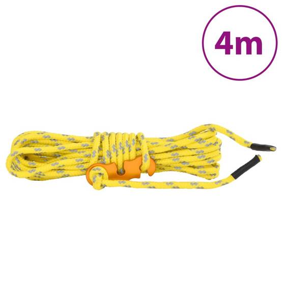 Cordes de haubanage avec clés réfléchissantes 8 pcs 4 m 4 mm Maison Chic - Image 7