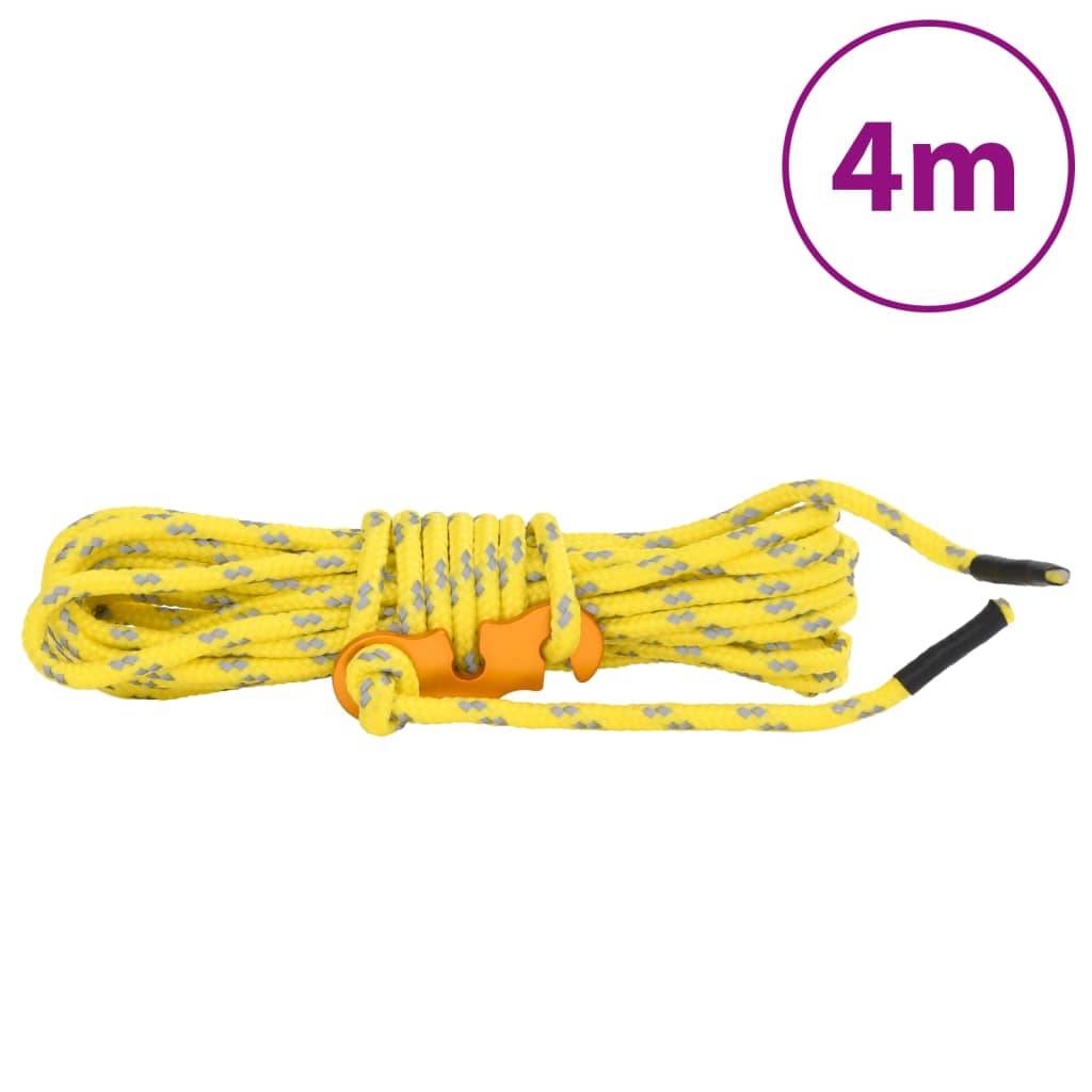 Cordes de haubanage avec clés réfléchissantes 8 pcs 4 m 4 mm Maison Chic - Image 7
