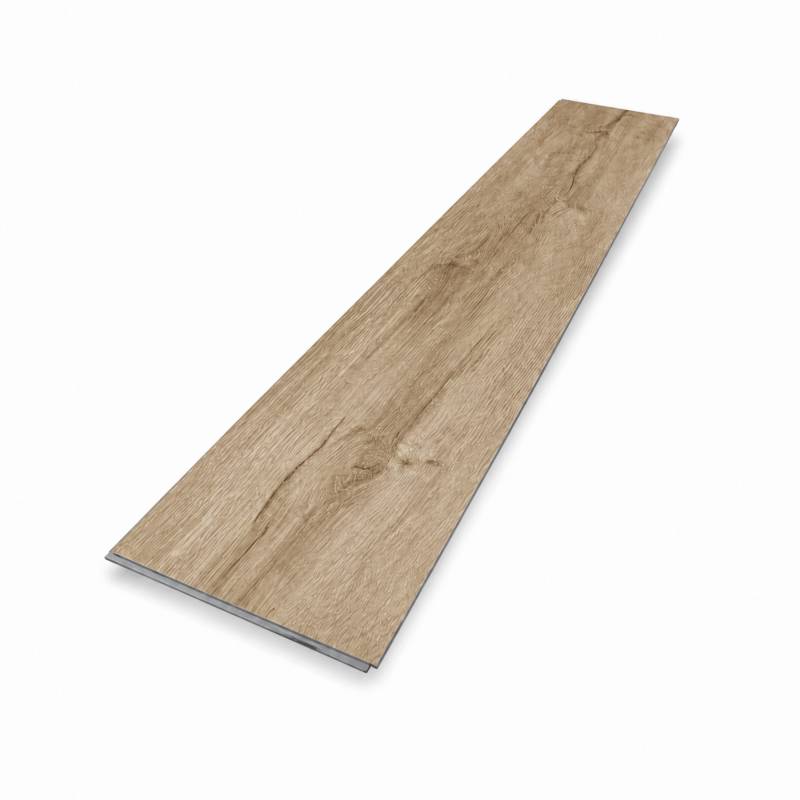 Sol vinyle SPC clipsable 11,7 m² chêne clair - Sous couche intégrée, usure 0,5 mm - Coloris - Chêne clair - Image 2
