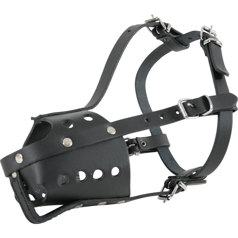 animallparadise - Museliere Police noire. taille 6. convient pour les bergers allemands. - Image 1