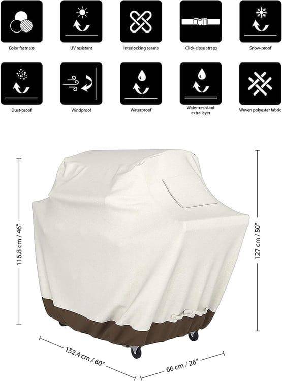 IntiMeg - Housse de protection pour barbecue (152 x 66 x 127)IntiMeg - Image 2