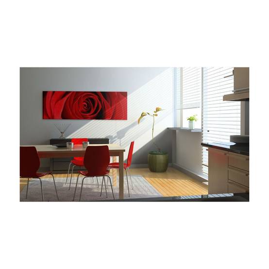 Tableau Imprimé "Rose du Nord" 40 x 120 cm - Image 2