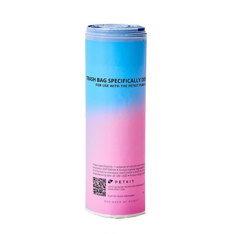 1 rouleau de sacs poubelle 7L pour litières PuraMax et Pura X Petkit - Image 2