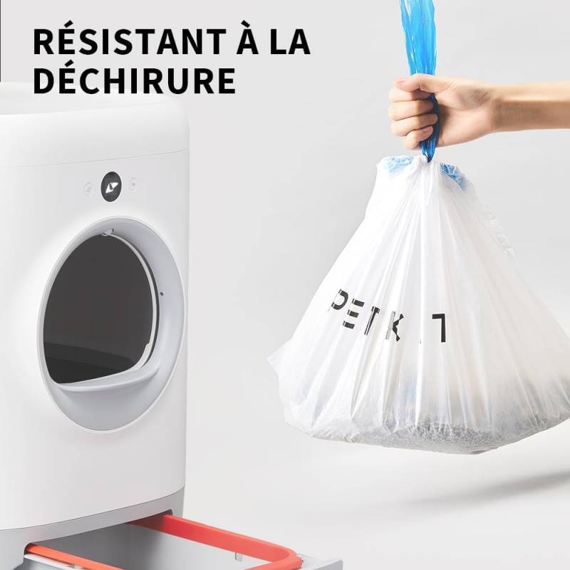 1 rouleau de sacs poubelle 7L pour litières PuraMax et Pura X Petkit - Image 4