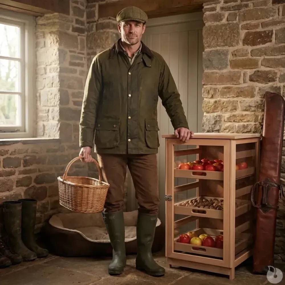 Garde-manger Masy 243 en hêtre, 3 tiroirs, hauteur 81 cm - Image 5