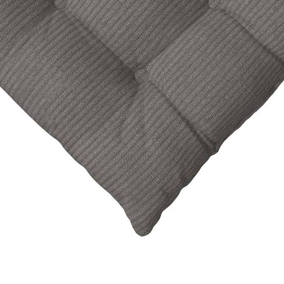 Coussins de siège 4 pcs Gris clair 40 x 40 x 6 cm Maison Chic - Image 9